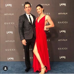 Reformation Callalily Maxi Dress - Lipstick